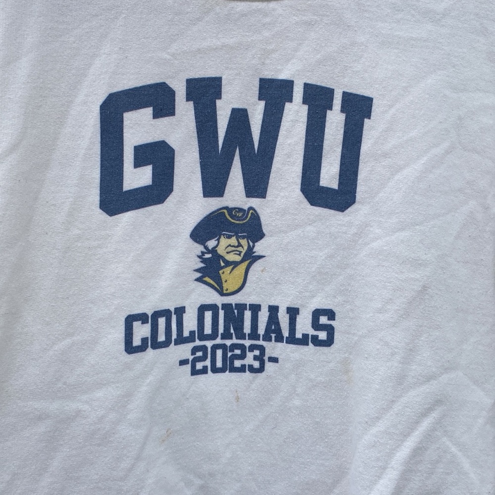 Gwu Class Of 2023 Colonial White Crewneck Sweatsh… - image 2
